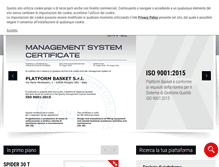 Tablet Screenshot of platformbasket.com